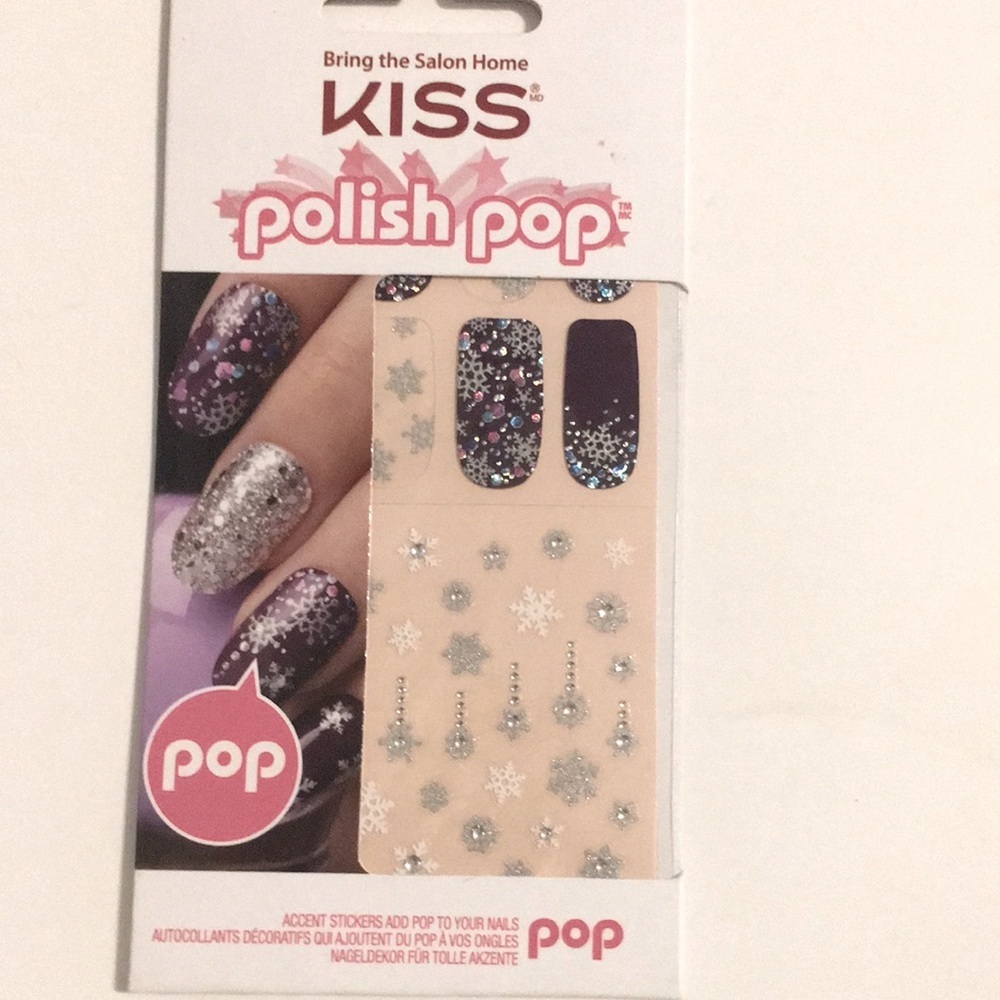 Kiss • POP POLISH PURPLE BLING RING INSTANT - Picture 1 of 2